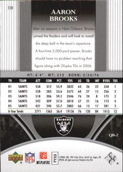 2006 Upper Deck Ultimate Collection #139 Aaron Brooks Back