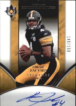 2006 Upper Deck Ultimate Collection #227 Omar Jacobs Front
