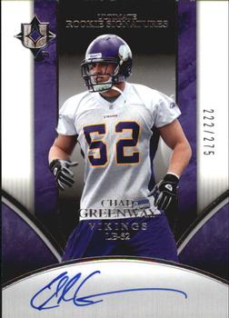 2006 Upper Deck Ultimate Collection #245 Chad Greenway Front
