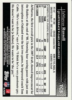 2009 Topps Chrome - Xfractors #TC5 Jamarcus Russell Back