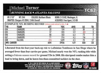 2009 Topps Chrome - Xfractors #TC82 Michael Turner Back