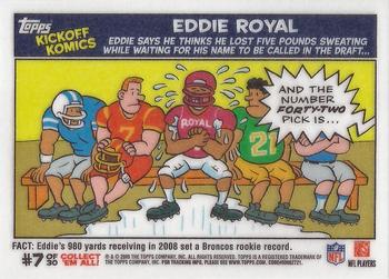 2009 Topps Kickoff - Komics #7 Eddie Royal Front