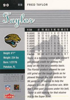 2006 Ultra #90 Fred Taylor Back