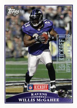 2009 Topps Kickoff - Silver Holofoil #42 Willis McGahee Front
