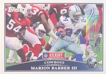 2009 Topps Kickoff - Silver Holofoil #48 Marion Barber III Front