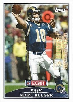 2009 Topps Kickoff - Silver Holofoil #100 Marc Bulger Front