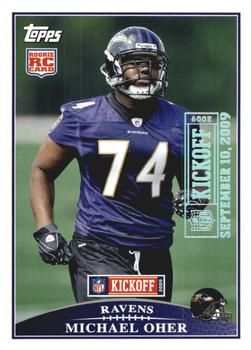 2009 Topps Kickoff - Silver Holofoil #161 Michael Oher Front