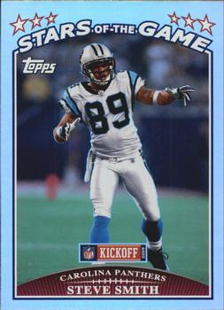 2009 Topps Kickoff - Stars of the Game #SG8 Steve Smith Front