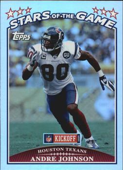 2009 Topps Kickoff - Stars of the Game #SG10 Andre Johnson Front