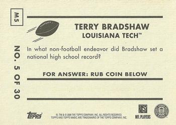 2009 Topps Magic - 1948 Magic #M5 Terry Bradshaw Back