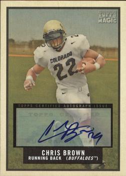 2009 Topps Magic - Autographs #47 Chris Brown Front