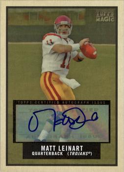 2009 Topps Magic - Autographs #129 Matt Leinart Front