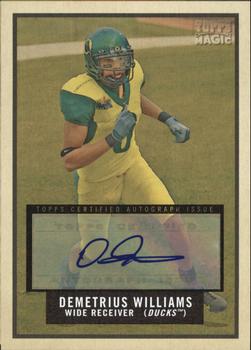 2009 Topps Magic - Autographs #218 Demetrius Williams Front