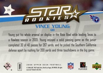 2006 Upper Deck #225 Vince Young Back