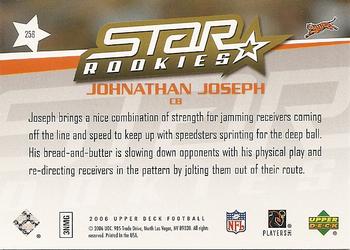 2006 Upper Deck #256 Johnathan Joseph Back