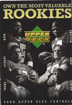 2006 Upper Deck #NNO Own the Most Valuable Rookies Promo Front