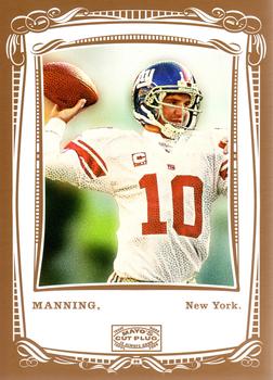 2009 Topps Mayo - Cabinet Cards #MCC6 Eli Manning Front