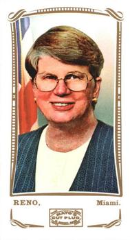 2009 Topps Mayo - Celebrated Citizens #CC9 Janet Reno Front