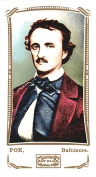 2009 Topps Mayo - Celebrated Citizens #CC11 Edgar Allan Poe Front
