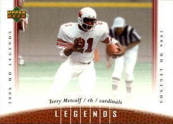 2006 Upper Deck Legends #70 Terry Metcalf Front