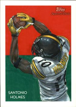2009 Topps National Chicle - Cabinet #NCCC12 Santonio Holmes Front