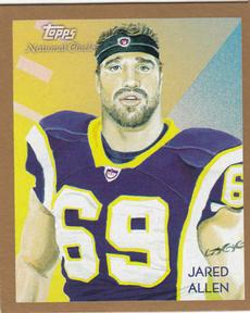 2009 Topps National Chicle - Mini #C13 Jared Allen Front