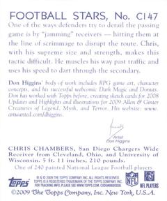 2009 Topps National Chicle - Mini #C147 Chris Chambers Back