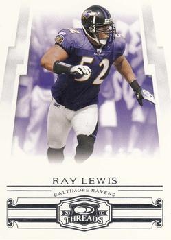 2007 Donruss Threads #6 Ray Lewis Front