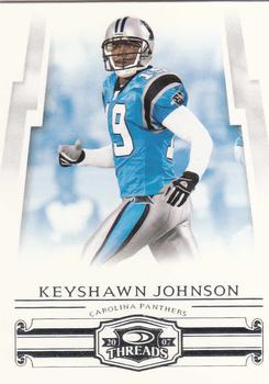 2007 Donruss Threads #7 Keyshawn Johnson Front