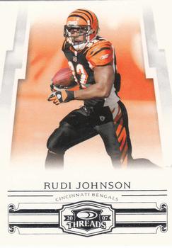 2007 Donruss Threads #12 Rudi Johnson Front