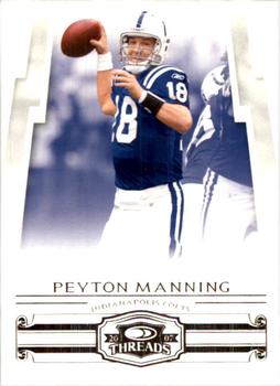 2007 Donruss Threads #18 Peyton Manning Front