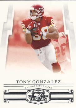 2007 Donruss Threads #22 Tony Gonzalez Front