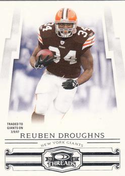 2007 Donruss Threads #30 Reuben Droughns Front