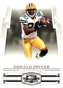 2007 Donruss Threads #80 Donald Driver Front