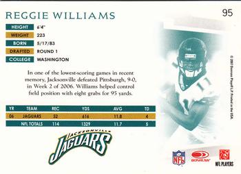 2007 Donruss Threads #95 Reggie Williams Back