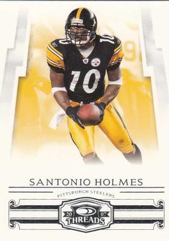 2007 Donruss Threads #114 Santonio Holmes Front