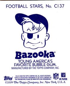 2009 Topps National Chicle - Mini Bazooka Back #C137 Steve Smith Back