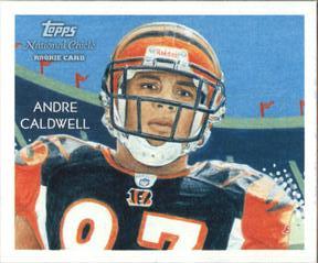 2009 Topps National Chicle - Mini Bazooka Back #C178 Andre Caldwell Front