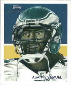 2009 Topps National Chicle - Mini Chicle Back #C3 Asante Samuel Front
