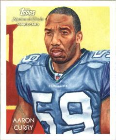 2009 Topps National Chicle - Mini Chicle Back #C23 Aaron Curry Front
