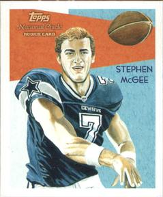 2009 Topps National Chicle - Mini Topps Back #C49 Stephen McGee Front