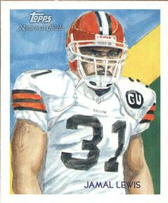 2009 Topps National Chicle - Mini Topps Back #C64 Jamal Lewis Front