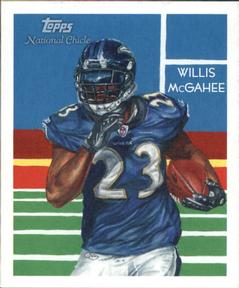 2009 Topps National Chicle - Mini Topps Back #C67 Willis McGahee Front