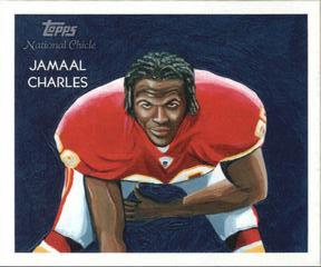 2009 Topps National Chicle - Mini Topps Back #C87 Jamaal Charles Front