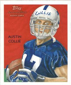 2009 Topps National Chicle - Mini Topps Back #C143 Austin Collie Front
