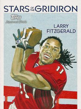 2009 Topps National Chicle - Stars of the Gridiron #SG-9 Larry Fitzgerald Front