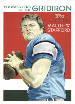 2009 Topps National Chicle - Youngsters of the Gridiron #YG-5 Matthew Stafford Front