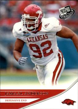 2007 Press Pass #24 Jamaal Anderson Front