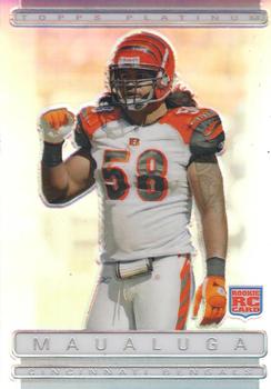 2009 Topps Platinum - Rookie Refractors #164 Rey Maualuga Front
