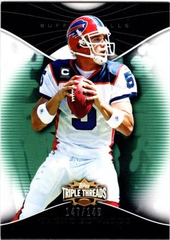 2009 Topps Triple Threads - Emerald #23 Trent Edwards  Front